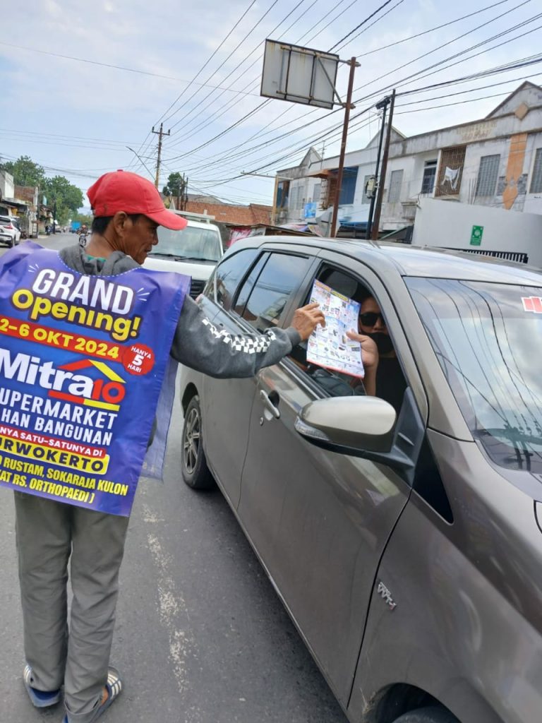 jasa sebar brosur car to car