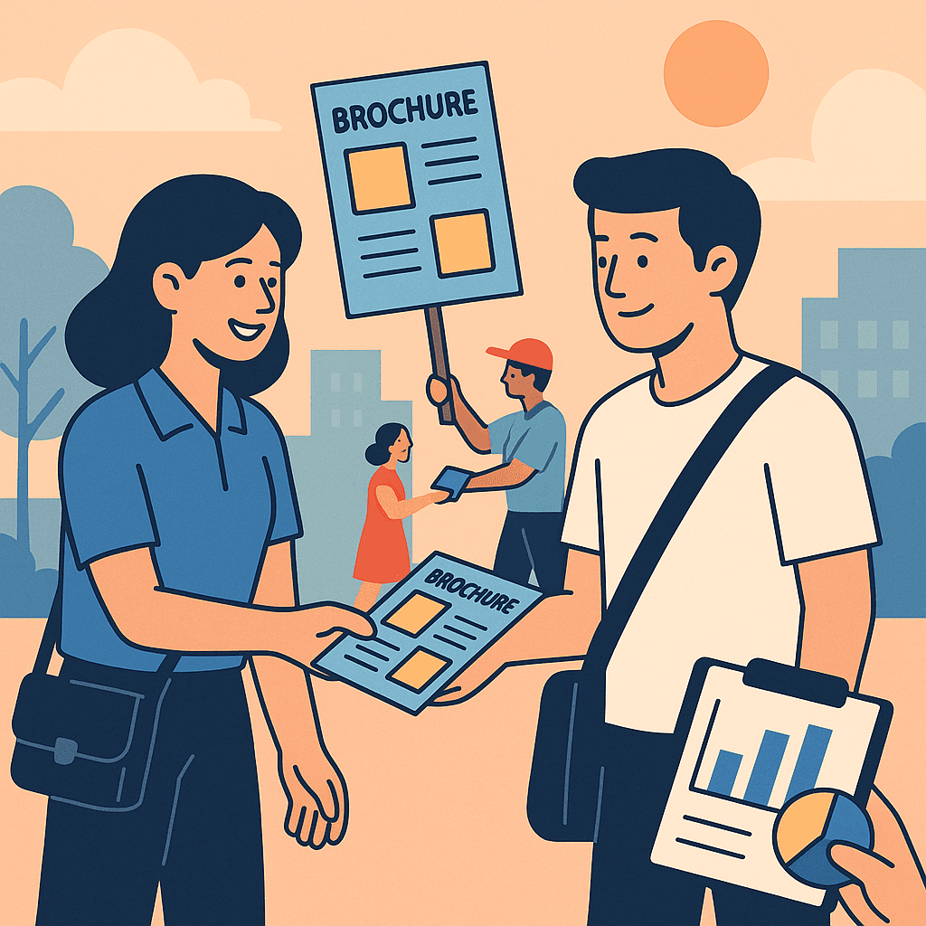 penyebaran brosur di jakarta