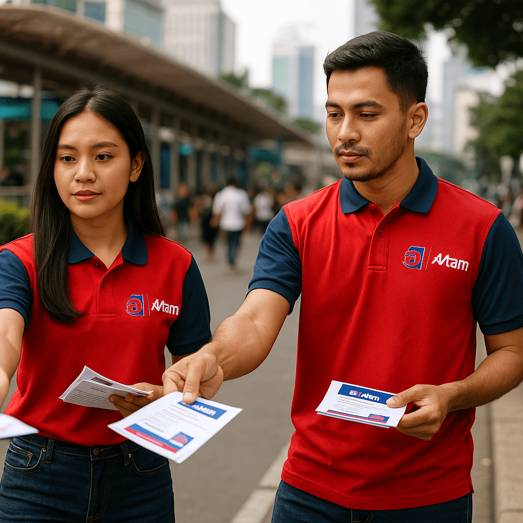 sebar brosur jakarta