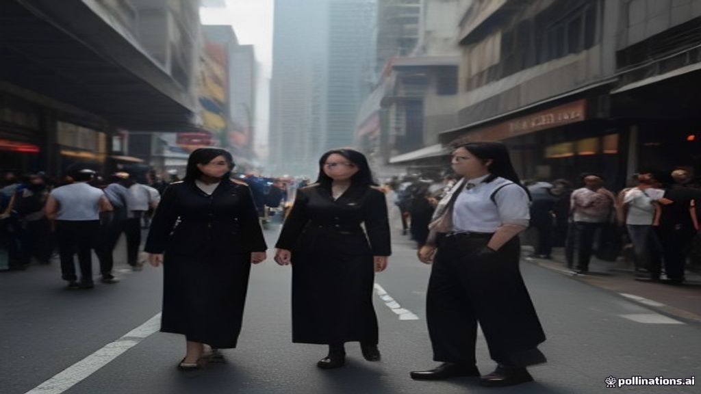 Petugas membagikan brosur promosi bisnis secara strategis di area komersial Jakarta.