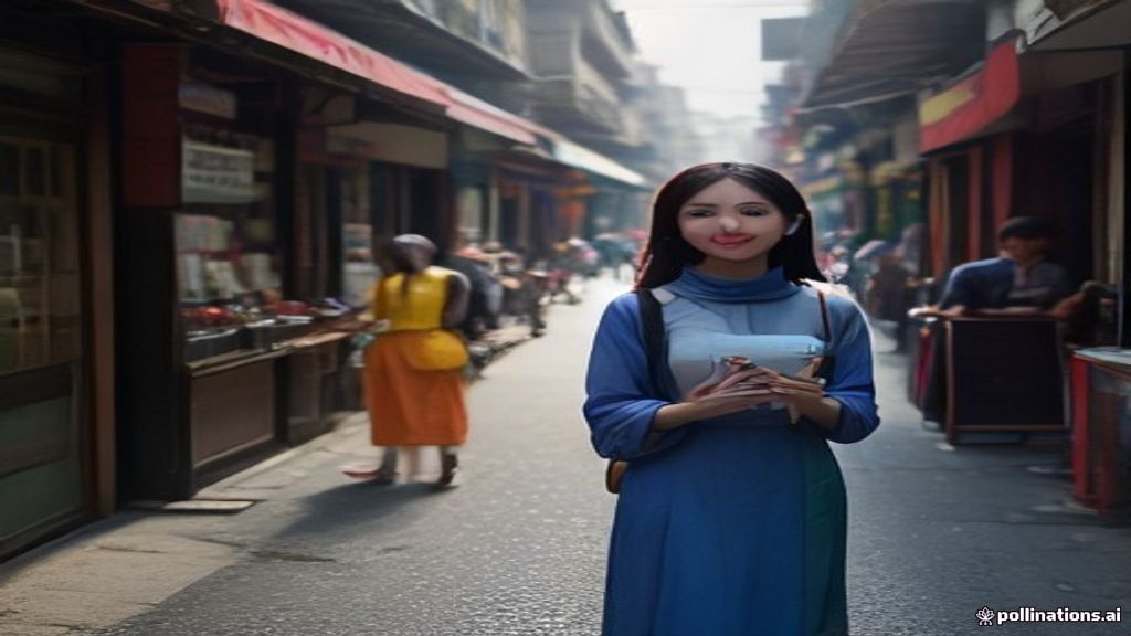 Petugas sedang melakukan distribusi flyer promosi bisnis di kawasan strategis Kalideres Jakarta Barat.