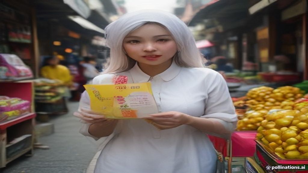 SPG sedang mempromosikan produk di acara Kalideres, menampilkan senyum ramah dan interaksi pengunjung.