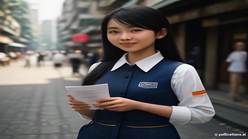 Ilustrasi pelaku usaha sedang membagikan brosur promosi offline kepada calon pelanggan.