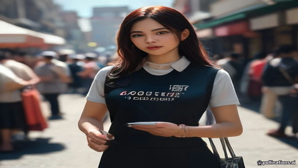 Petugas membagikan flyer promosi secara langsung kepada pengunjung di area Pasar Minggu untuk meningkatkan jangkauan ...