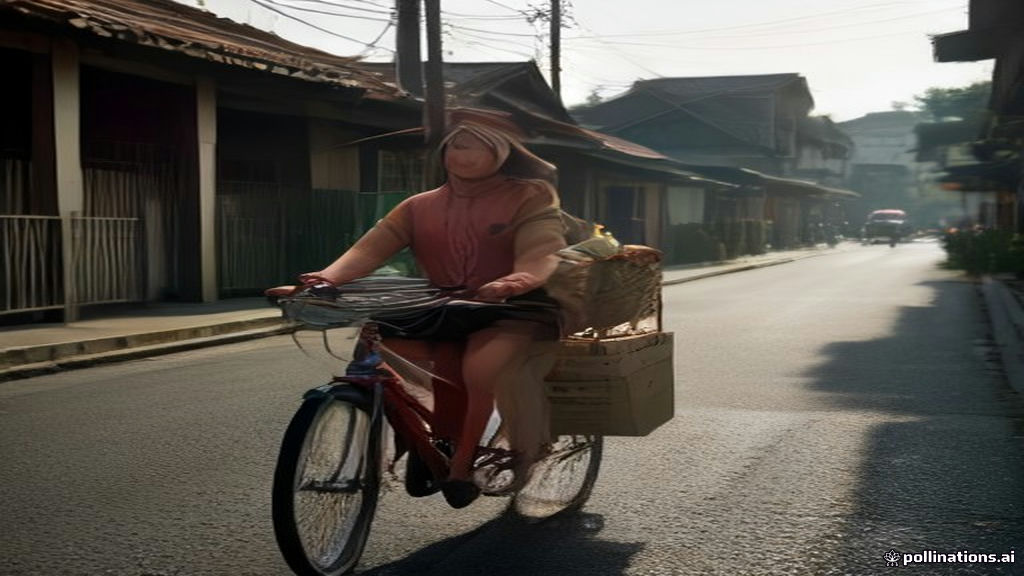 Iklan keliling sepeda promosi efektif menjangkau area pemukiman padat di Bekasi Barat.