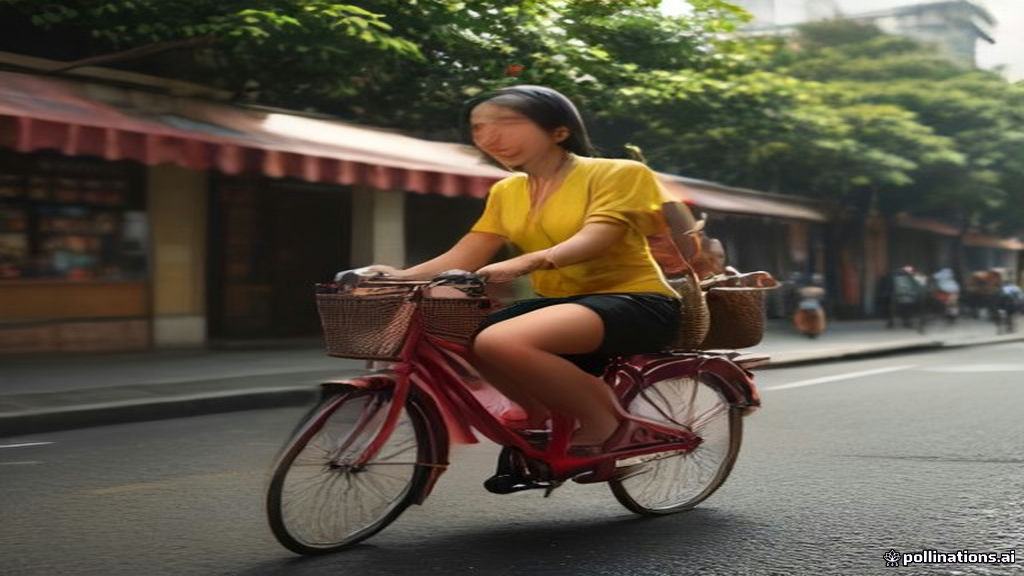 Iklan keliling sepeda Cilandak menampilkan promosi layanan antar jemput sepeda di daerah Cilandak
